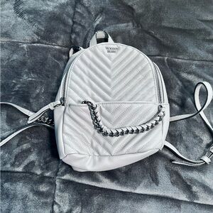Victorias Secret Gray Mini Backpack
